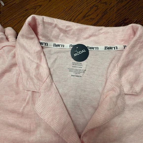 Born Pink PJ Set. Size medium. NWT - Picture 2 of 9